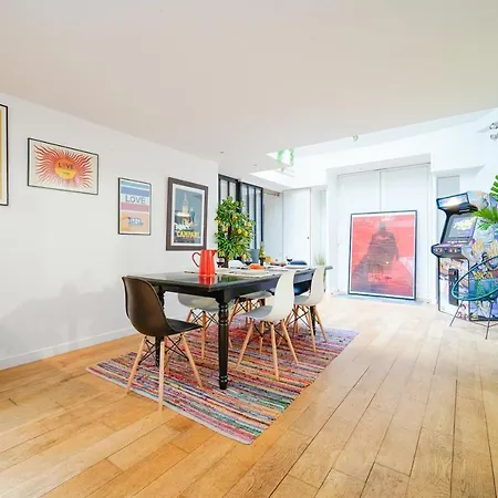 Appartamento Happy Loft With Coworking & Office Parigi